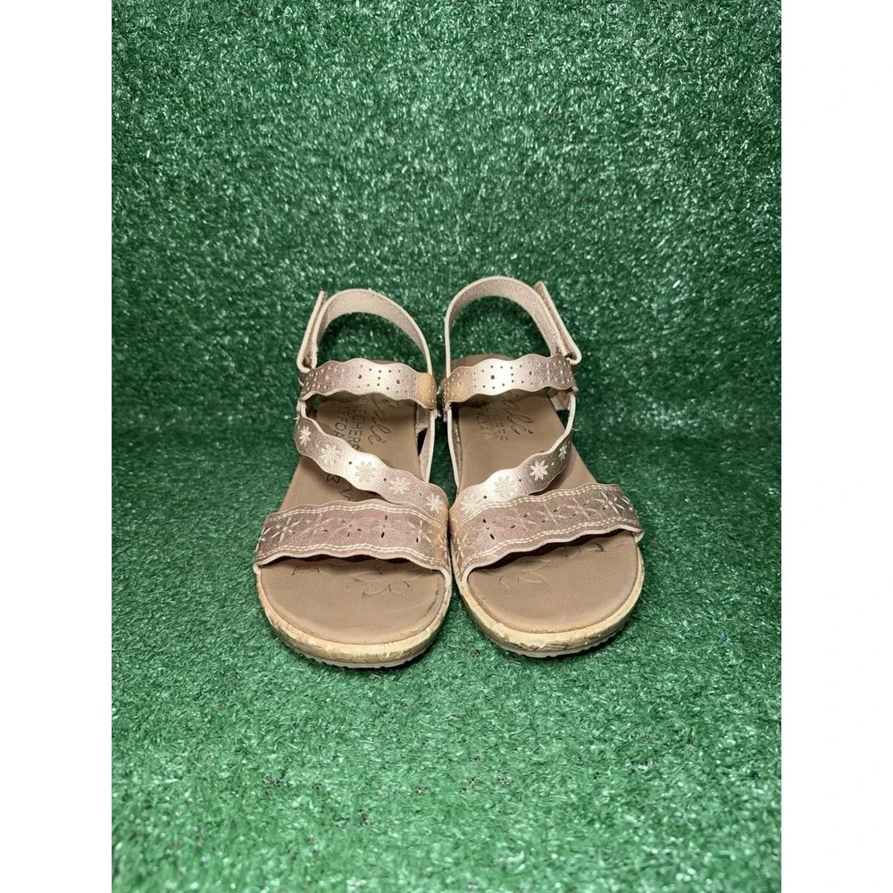 Skechers Sandals Womens Size‎ 5 Cali Beverlee Cherished Aura Wedge Brown Slip On